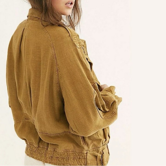 Free People Jayde Safari Bomber Jacket - Picture 3 of 10